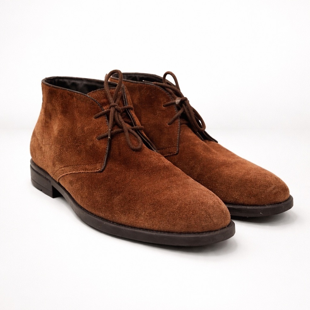 To Boot New York Conte Brown Suede Chukka Boots Men’s 11.5 Made in Italy